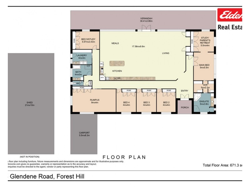 13 Glendene Road, Forest Hill QLD 4342 Floorplan
