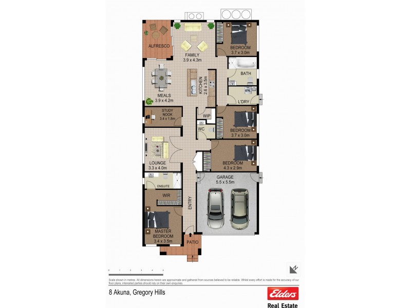 8 Akuna Street, Gregory Hills NSW 2557 Floorplan