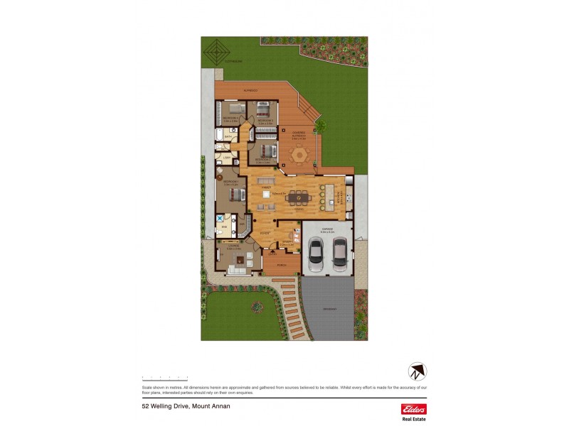 52 Welling Drive, Narellan Vale NSW 2567 Floorplan