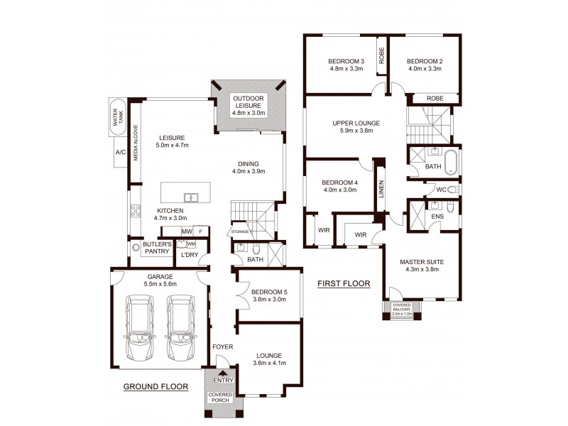 11 Caesia Way, Mount Annan NSW 2567 Floorplan