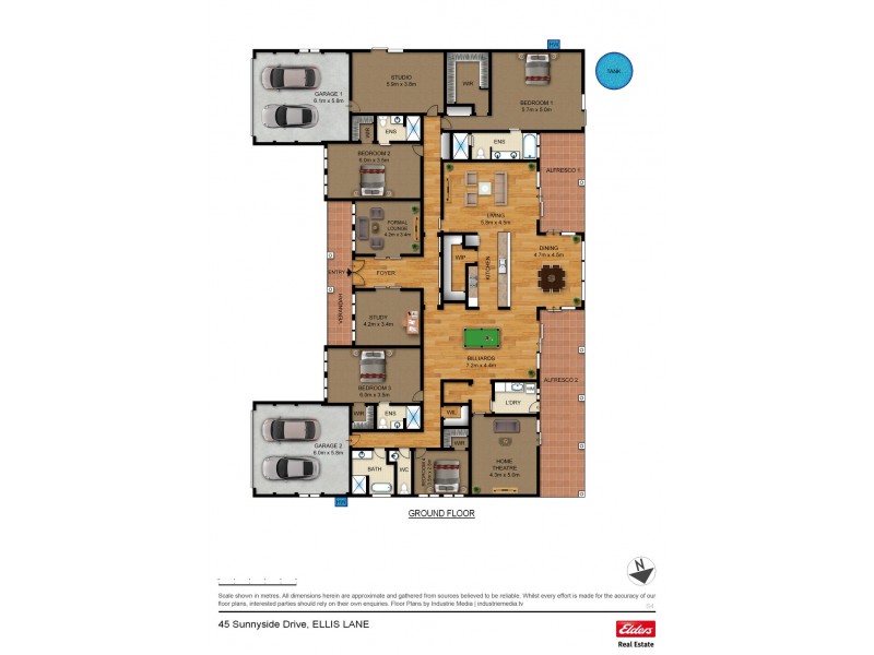 45 SUNNYSIDE DRIVE, Ellis Lane NSW 2570 Floorplan