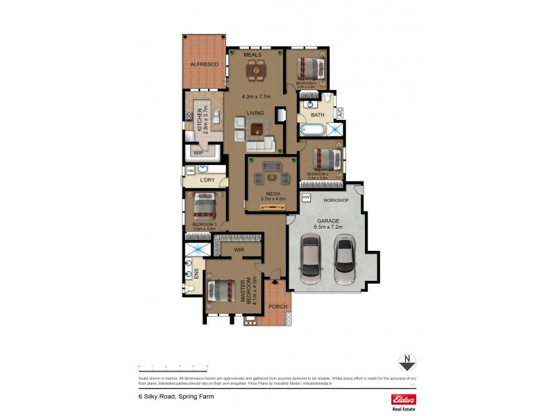 6 Silky Road, Spring Farm NSW 2570 Floorplan