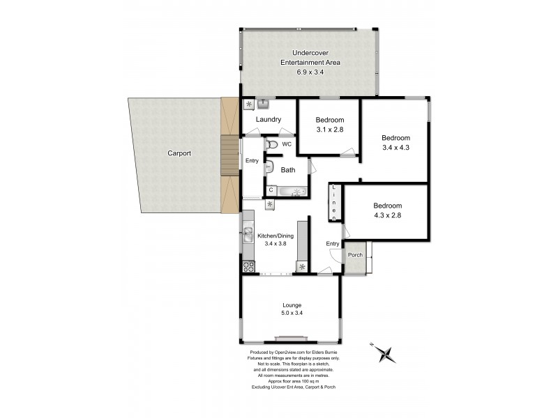 4 Oates Street, Montello TAS 7320 Floorplan