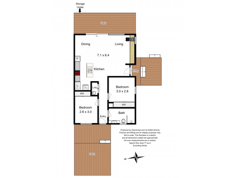 4 Upper Bourke Street, Burnie TAS 7320 Floorplan