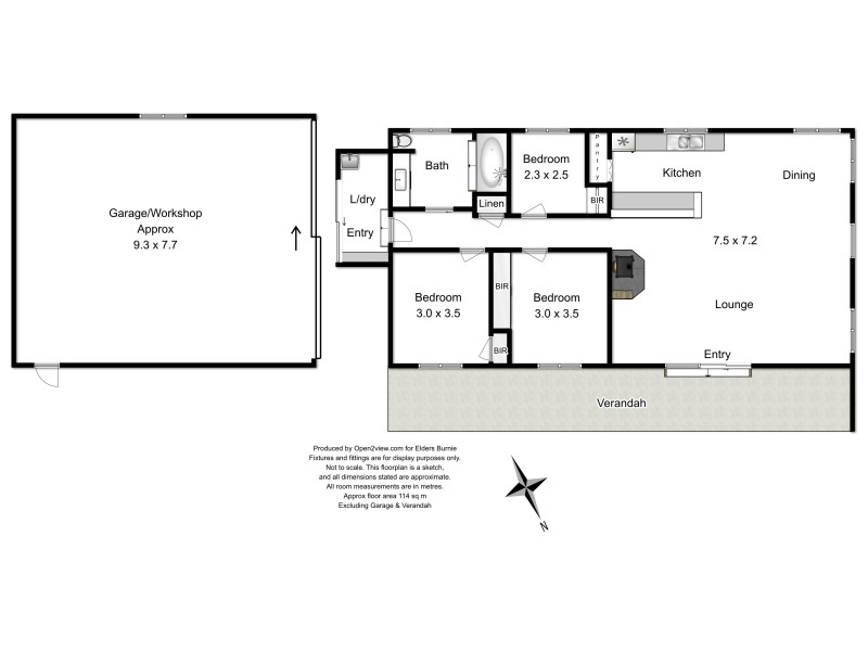 19 Lowries Road, Oldina TAS 7325 Floorplan