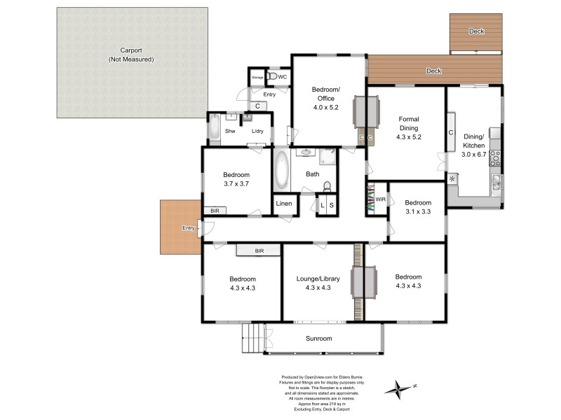 176 Mount Street, Hillcrest TAS 7320 Floorplan