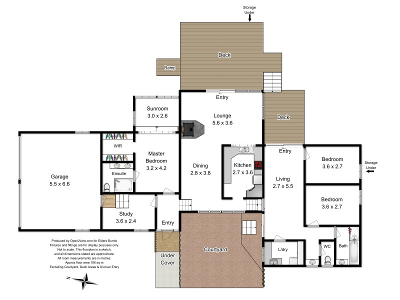 39 Manuka Drive, Romaine TAS 7320 Floorplan