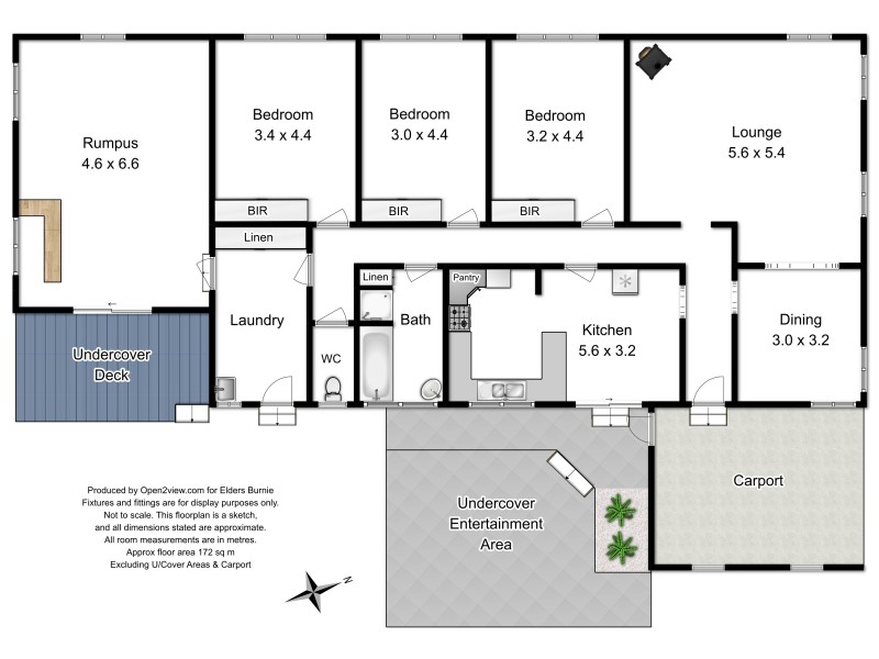 3 Fagan Drive, Downlands TAS 7320 Floorplan