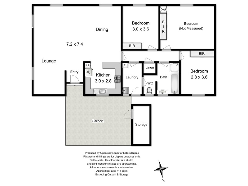 14 Beech Drive, Rosebery TAS 7470 Floorplan