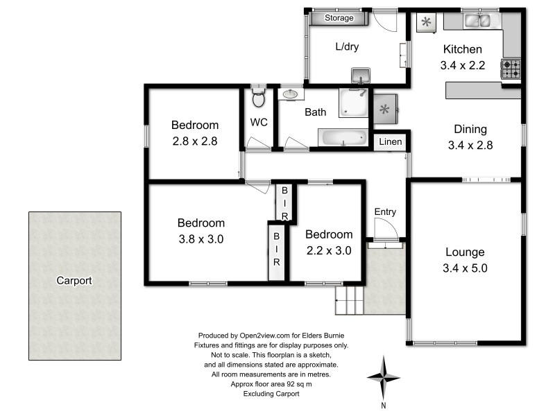 55 View Road, Montello TAS 7320 Floorplan