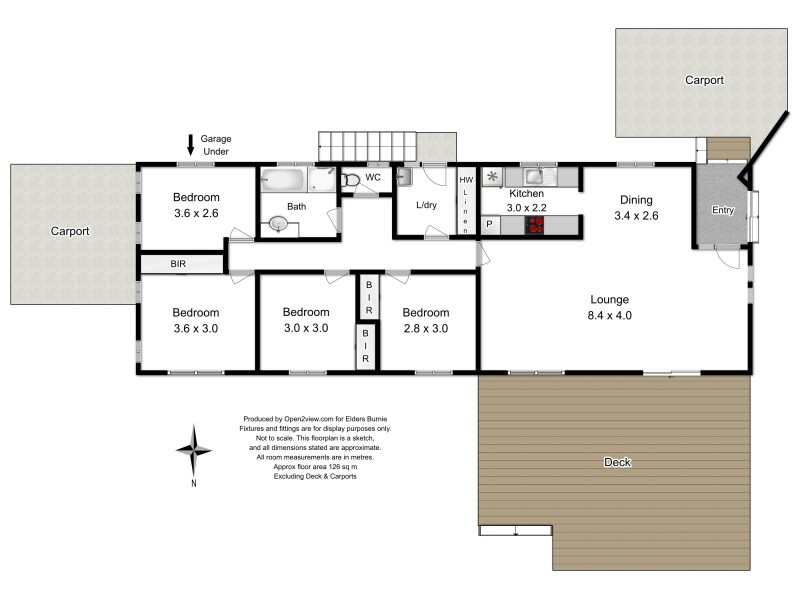 1 Stratton Court, Downlands TAS 7320 Floorplan