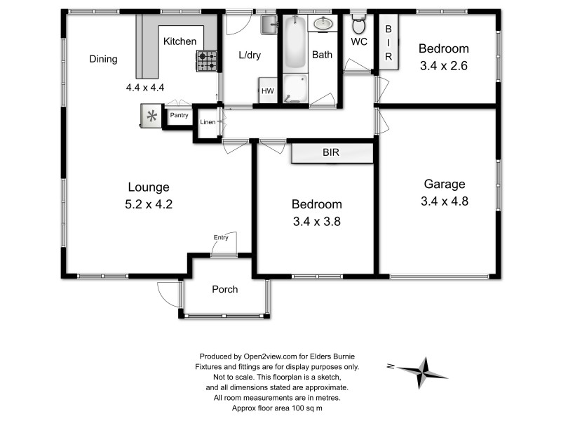 1/18 West Street, Upper Burnie TAS 7320 Floorplan