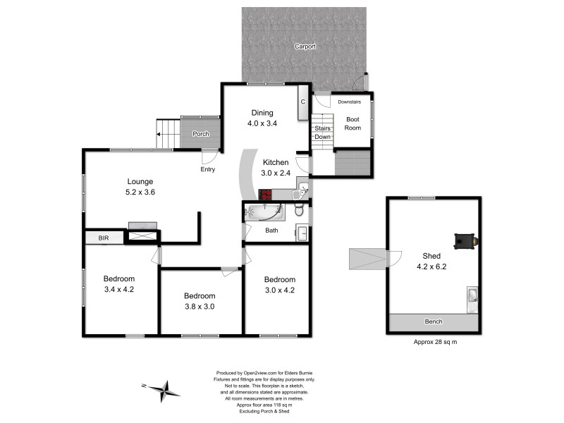 3 Baillieu Street, Rosebery TAS 7470 Floorplan