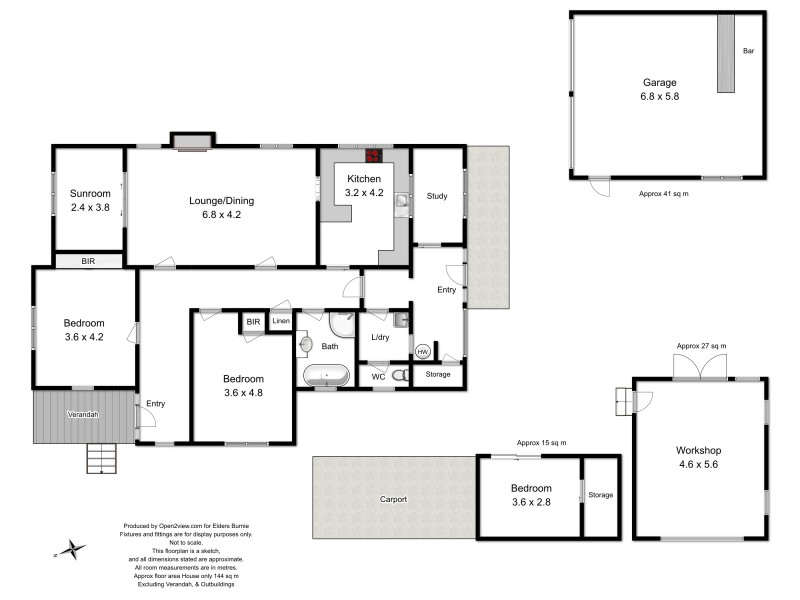 47-49 and 51 Cutten Street, Queenstown TAS 7467 Floorplan