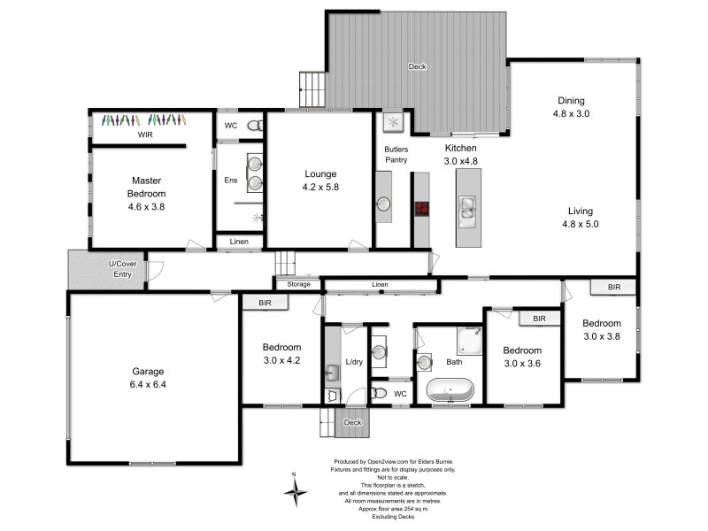 11 Lorrie Place, Park Grove TAS 7320 Floorplan