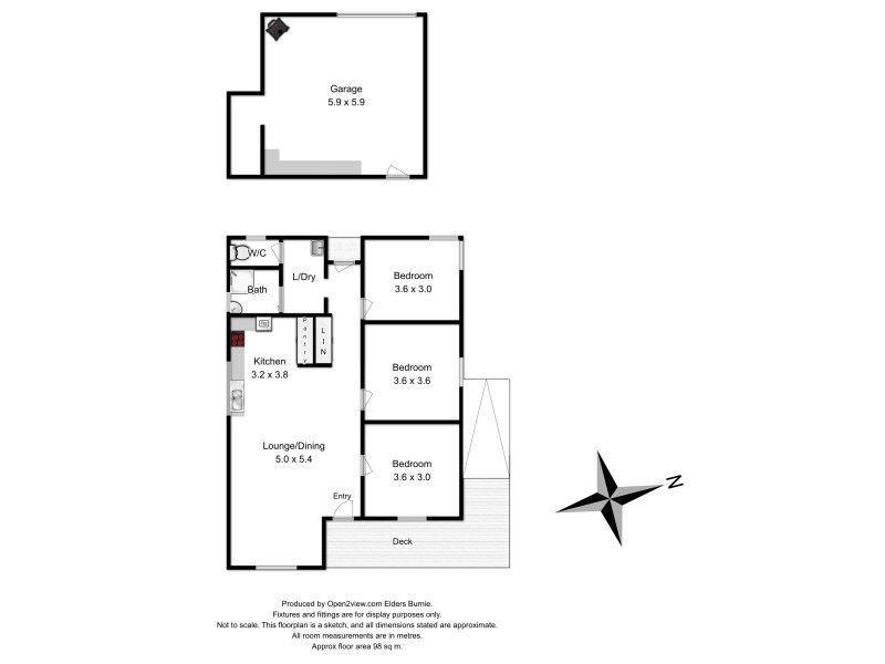 7 Brown Street, Queenstown TAS 7467 Floorplan
