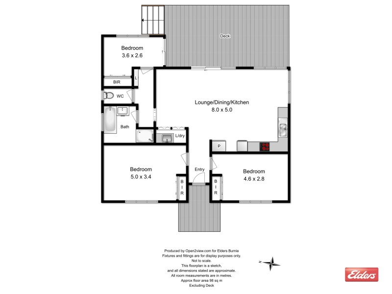 8 Conrad Street, Acton TAS 7320 Floorplan
