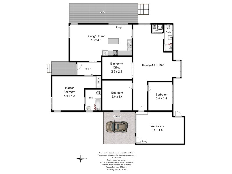 1 Somerset Street, Rosebery TAS 7470 Floorplan