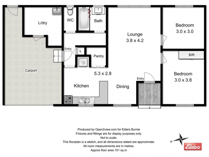2 Clark Street, Queenstown TAS 7467 Floorplan