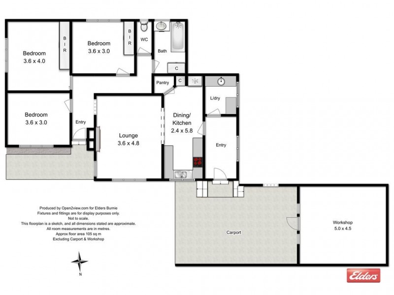 18 Wilsdon Street, Queenstown TAS 7467 Floorplan