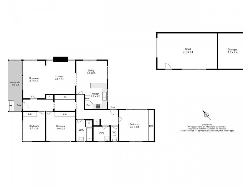 51 Halstead Street, Montello TAS 7320 Floorplan