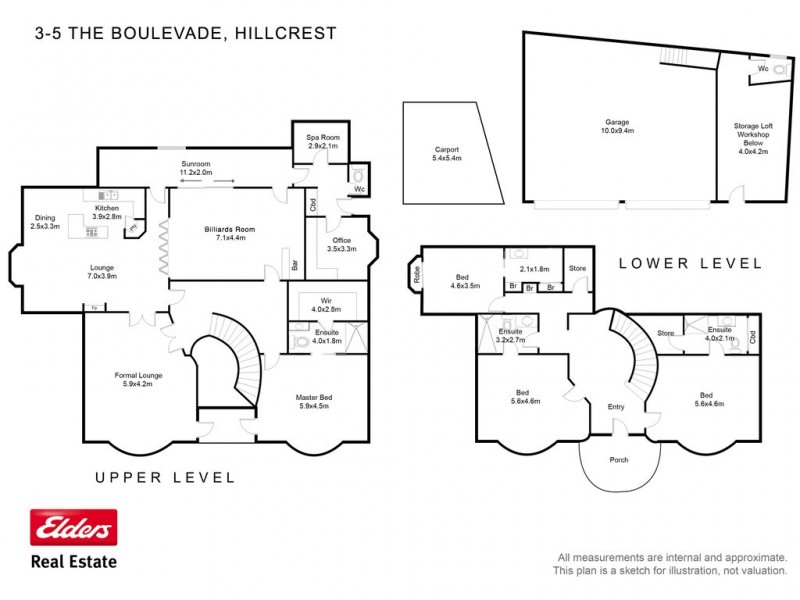 3-5 The Boulevard, Hillcrest TAS 7320 Floorplan