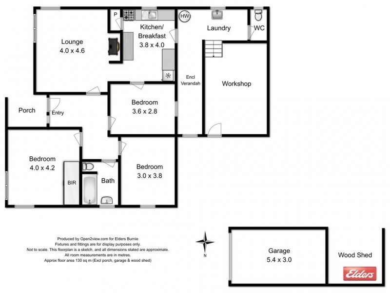 13 Hollywood Street, Rosebery TAS 7470 Floorplan