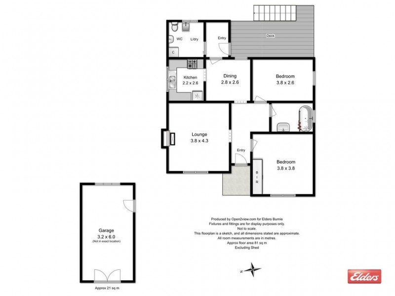 21 Collins Street, Brooklyn TAS 7320 Floorplan