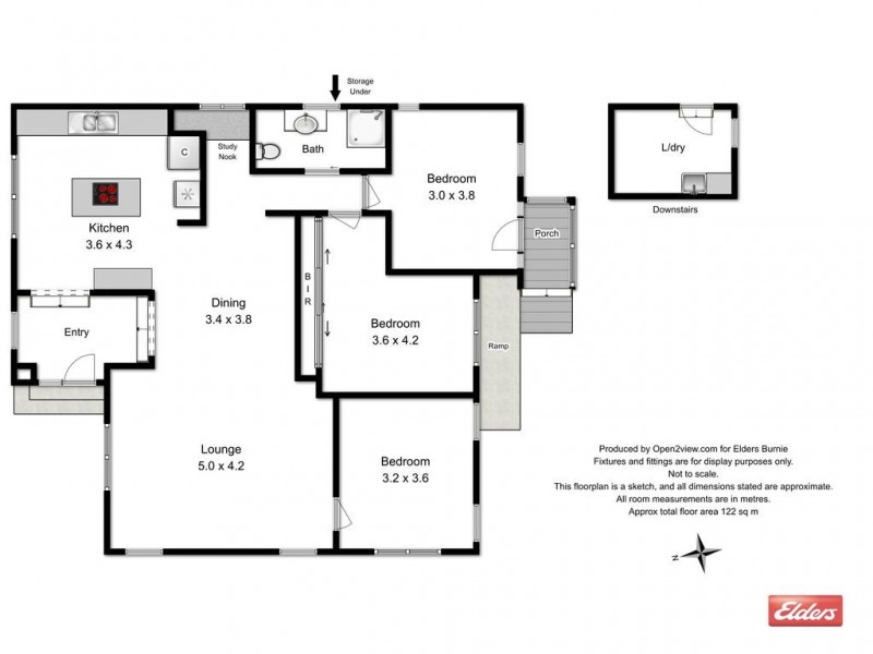 1/17 Monnington Street, Upper Burnie TAS 7320 Floorplan