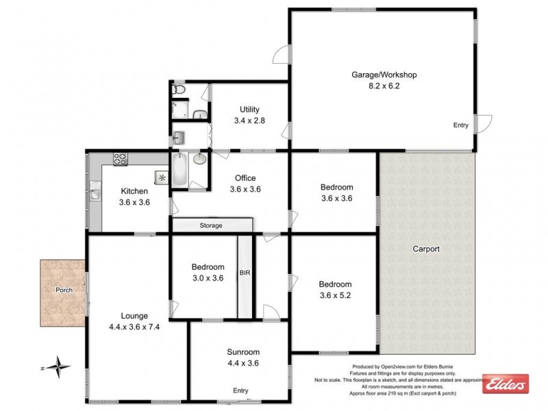 140 Gees Road, Cuprona TAS 7316 Floorplan