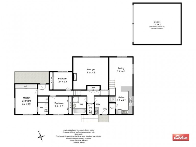 23 Bathurst Street, Upper Burnie TAS 7320 Floorplan