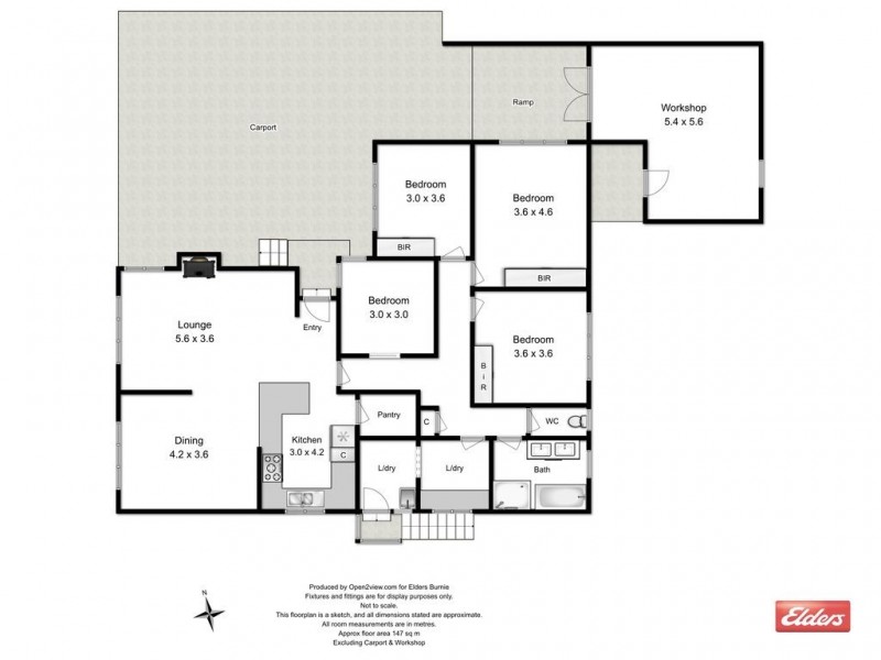 21 Sedgewick Street, Queenstown TAS 7467 Floorplan