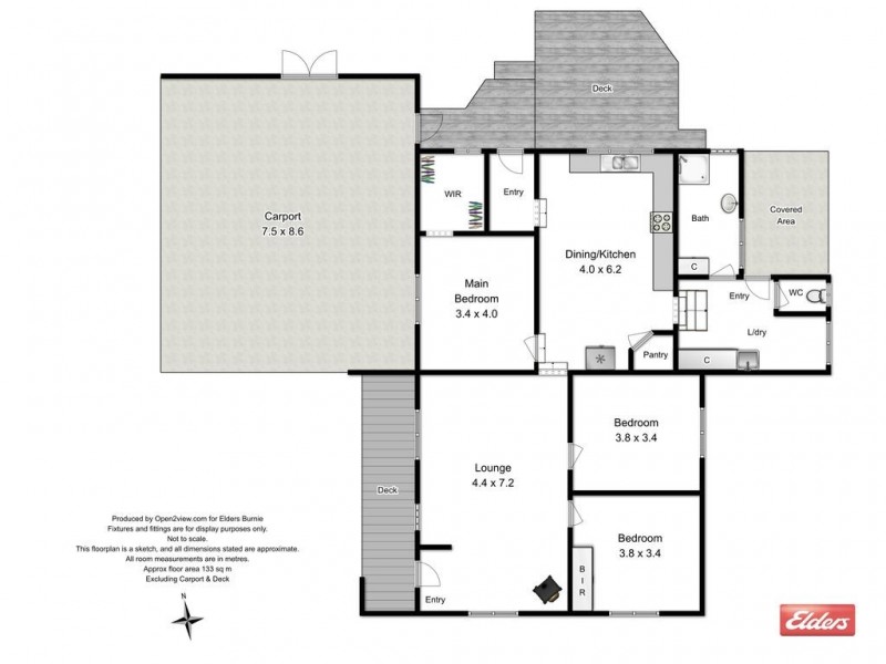 5 Corbetts Road, Riana TAS 7316 Floorplan