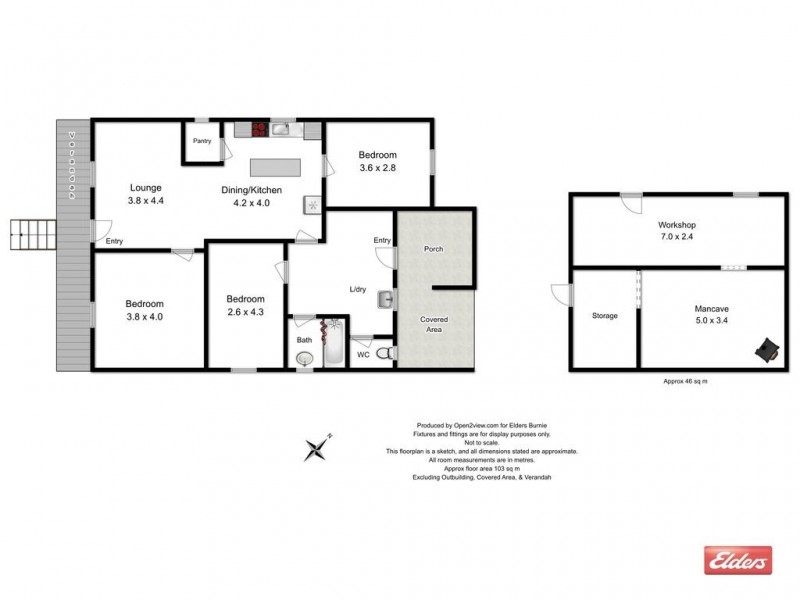 3 Karlson Street, Rosebery TAS 7470 Floorplan