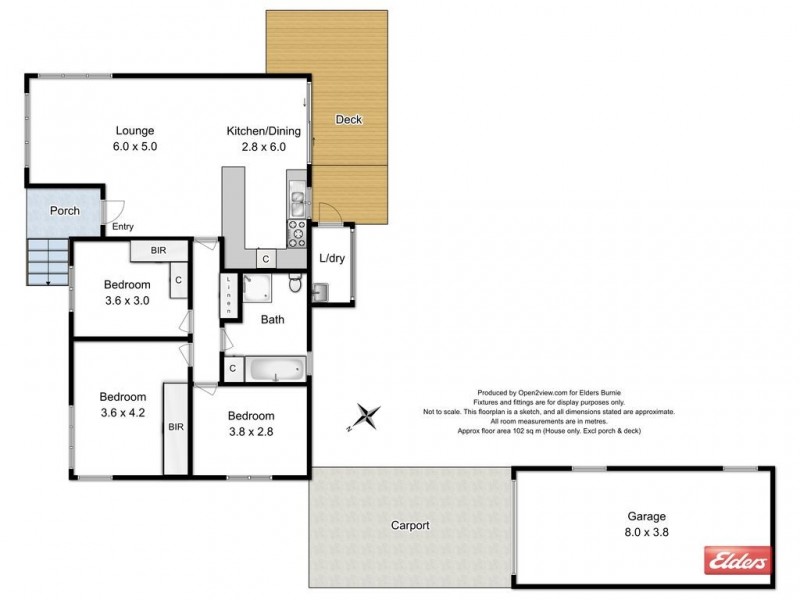19 Van Diemens Crescent, Park Grove TAS 7320 Floorplan