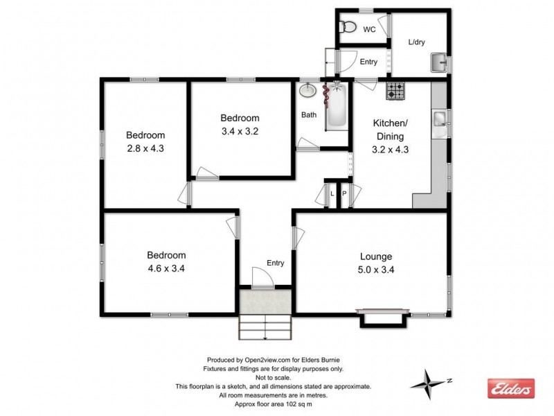 29 Ashwater Crescent, Penguin TAS 7316 Floorplan