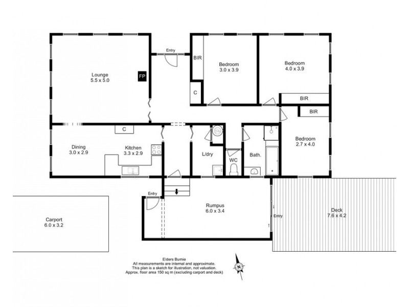 15 Damian Avenue, Downlands TAS 7320 Floorplan