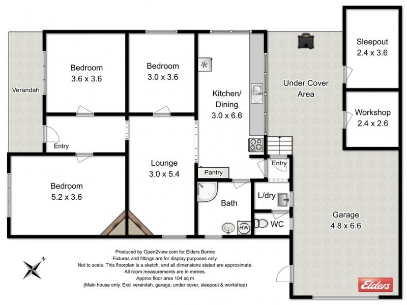 2 Beardsley Street, Queenstown TAS 7467 Floorplan