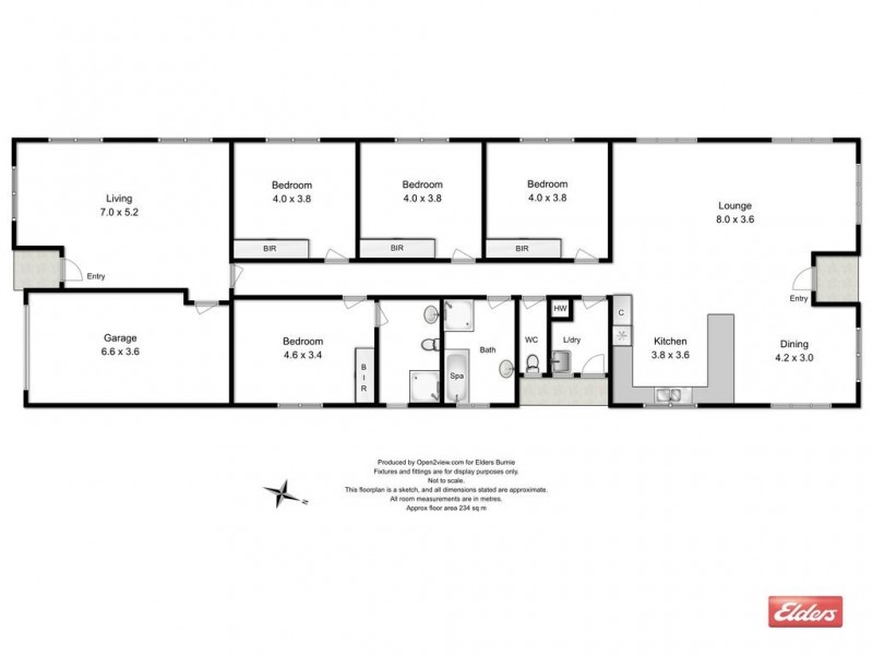 71 Goldie Street, Wynyard TAS 7325 Floorplan