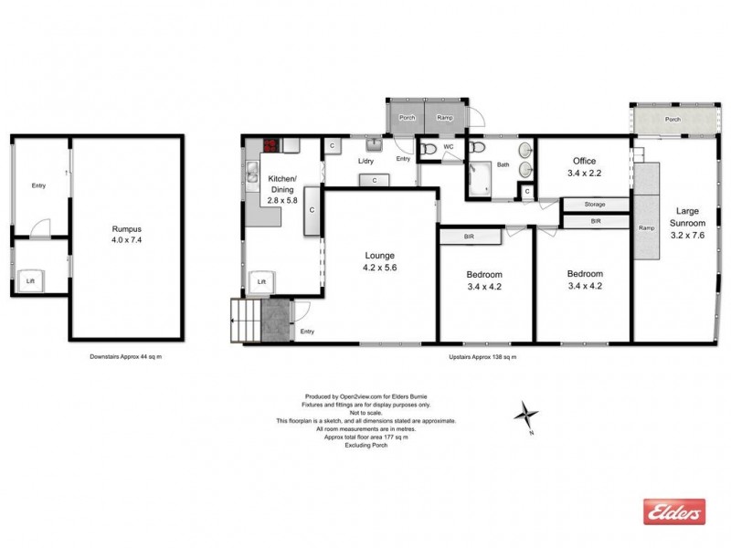 2/34 West Park Grove, Park Grove TAS 7320 Floorplan