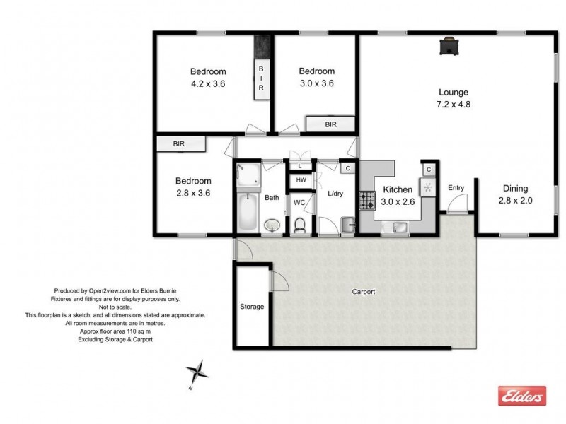 14 Chester Avenue, Rosebery TAS 7470 Floorplan