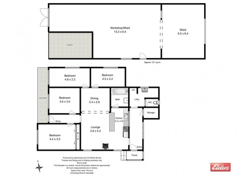 41 Urquhart Street, Queenstown TAS 7467 Floorplan