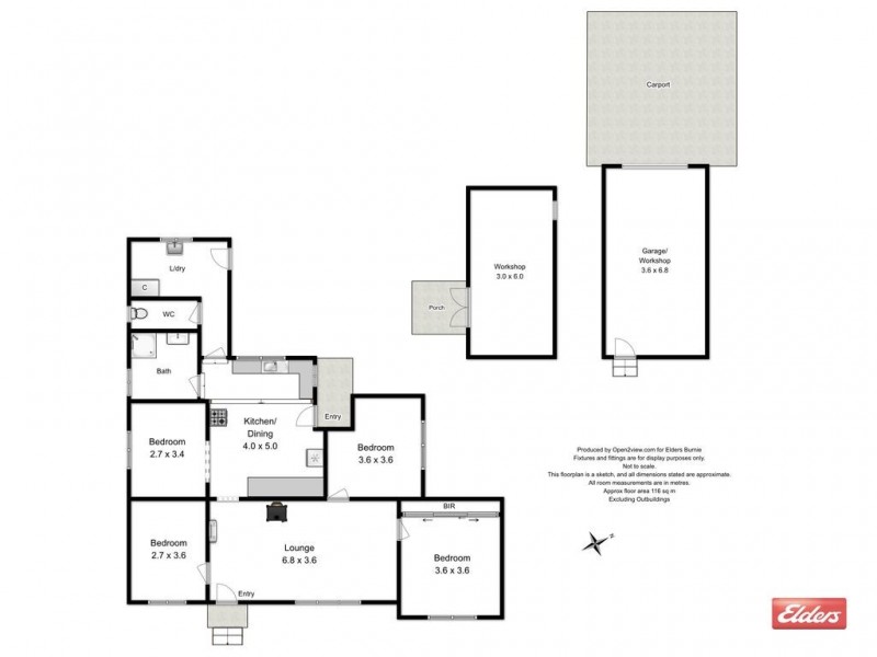 24 Grafton Street, Queenstown TAS 7467 Floorplan