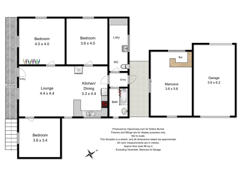 32 Clemons Street, Rosebery TAS 7470 Floorplan