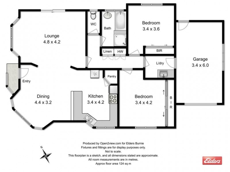 2/7 Holmes Place, Park Grove TAS 7320 Floorplan