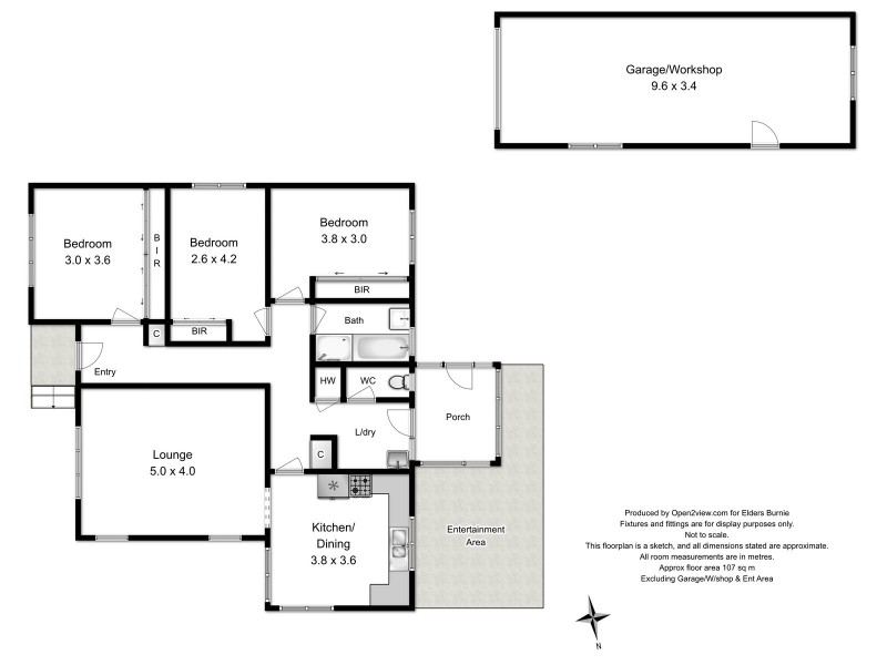 45 Roslyn Avenue, Romaine TAS 7320 Floorplan