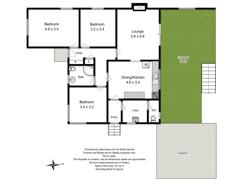 12 Lane Street, Hillcrest TAS 7320 Floorplan