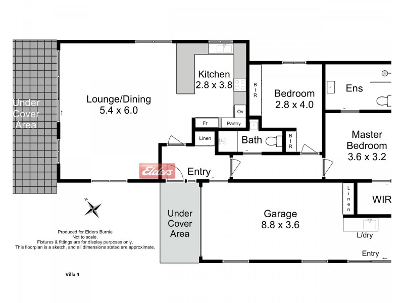 Villa 4/13 Studholme Street, South Burnie TAS 7320 Floorplan