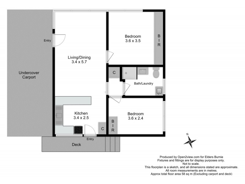 1/14 Howe Street, Park Grove TAS 7320 Floorplan