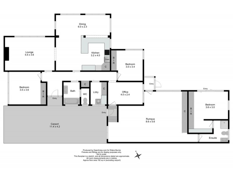 2 Hellyer Avenue, Park Grove TAS 7320 Floorplan